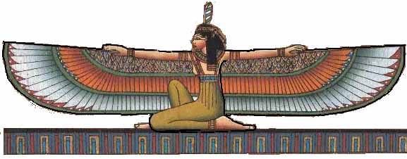 Resa till Egypten, gudinna Maat